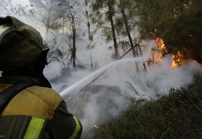 Incendio Forestal En Vilariño De Conso, Ourense (Galicia)