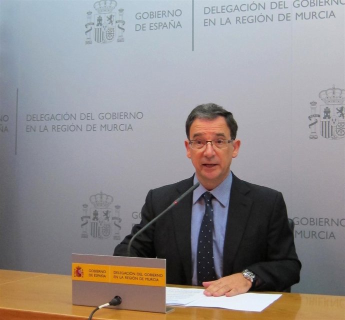 El Delegado Del Gobierno En Murcia, Joaquín Bascuñana