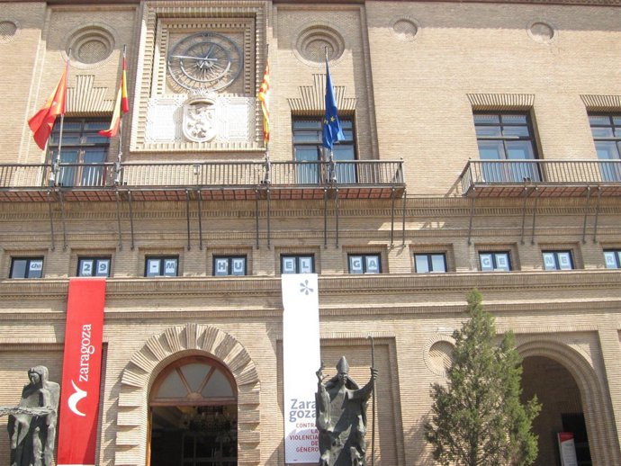 CHA Anima A Participar En La Huelga. Cartel Ayuntamiento 29M Huelga General