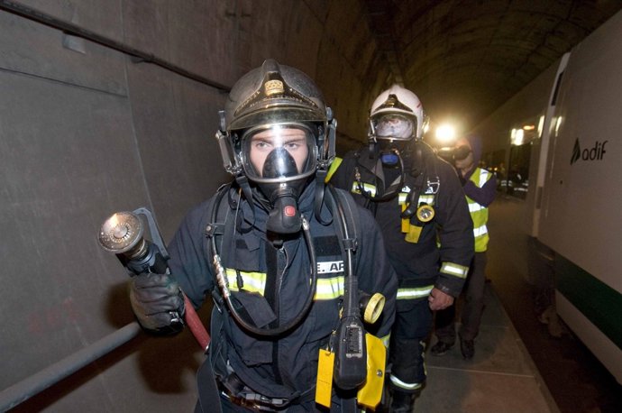Simulacro En El Túnel De Guadarrama