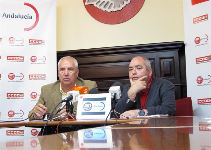 Francisco Carbonero (CCOO-A) Y Manuel Pastrana (UGT-A)