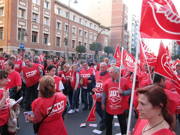 Concentración Piquetes Informativos En Logroño