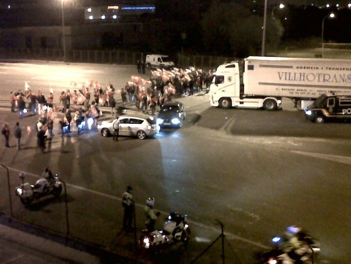 Piquetes En Mercamadrid