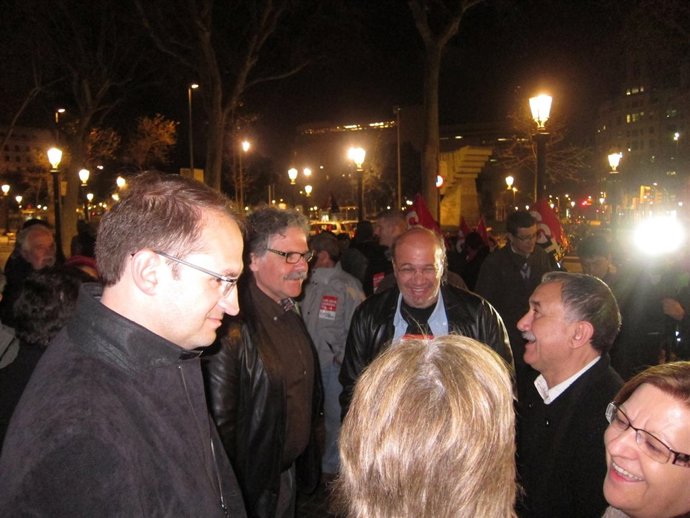 Joan Herrera, Joan Tardà, Joan Carles Gallego Y Josep Maria Álvarez