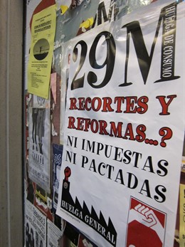 Cartel De La Huelga General