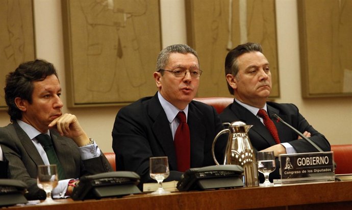 Comparecencia De Alberto Ruiz-Gallardón En El Congreso