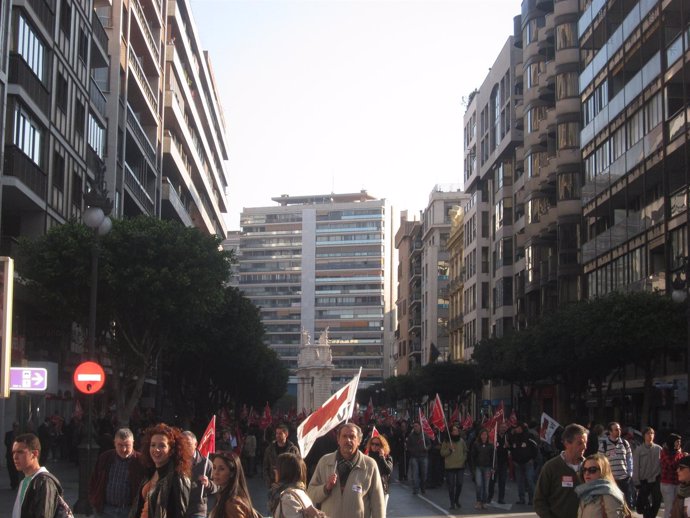 Concentración De Piquetes En Valencia