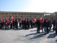 UGT y CC.OO. cifran en un 77% el seguimiento del paro en La Rioja, casi el 90% en el sector privado