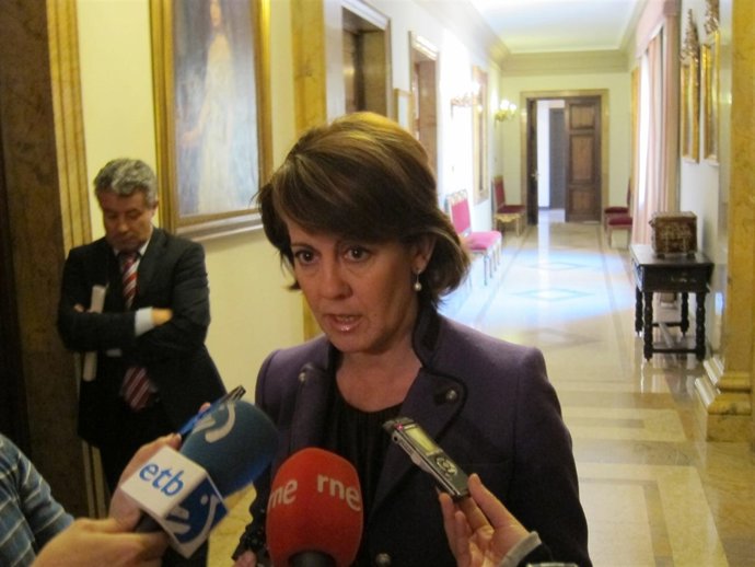 La Presidenta Del Gobierno De Navarra, Yolanda Barcina.