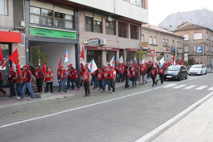 Piquetes CIG En Ferrol