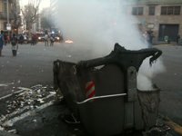 Barcelona cifra en medio millón de euros los destrozos en la huelga general