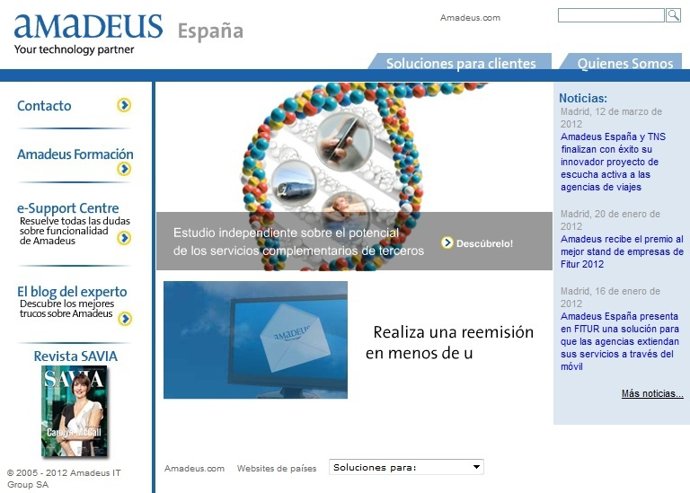 Amadeus Renueva Su Contrato Con Uniglobe