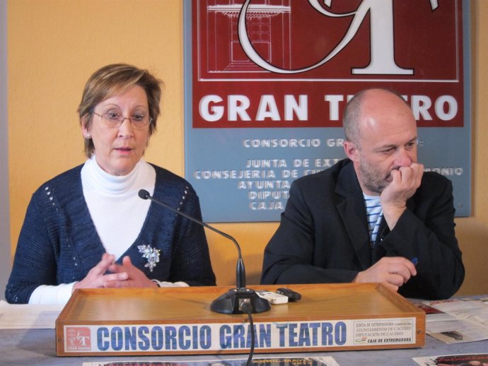 Milagros Rodicio, Directora Del Cemart, Y JP González, Director Del Gran Teatro
