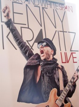 Imagen Del Cartel Anunciador De La Gira Española De Lenny Kravitz