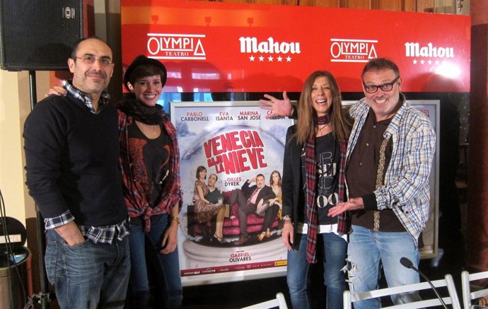 Carlos Heredia, Marina San José, Eva Isanta Y Pablo Carbonell En El Olympia