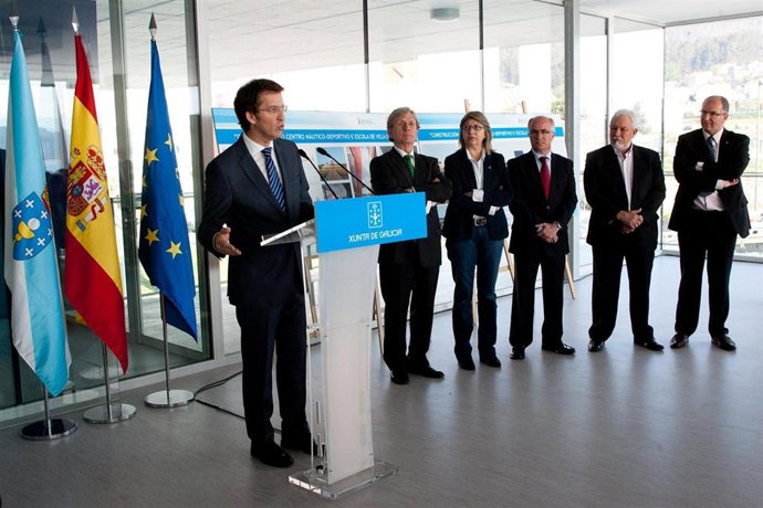 OUTES (A Coruña)10,00 h.-     O xefe do Goberno galego, Alberto Núñez Feijóo, ac