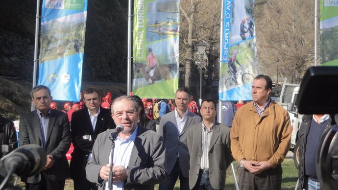J.Reñé (Pte.Diputación De Lleida) Presenta La Temporada De Deportes De Aventura