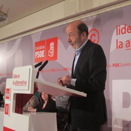 Pérez Rubalcaba En El Congreso Del PSC-PSOE