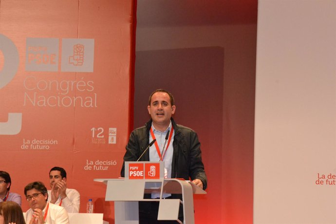 Jorge Alarte Interviene En El XII Congreso Nacional Del PSPV En Alicante