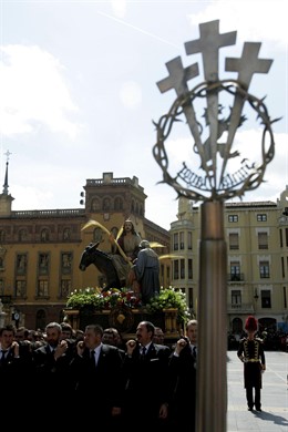 Procesión De Las Palmas En León, El Domingo De Ramos