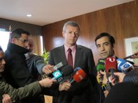 Rey Varela incide en que "no se plantean fusiones por decreto" y no le "consta" ninguna agrupación de alcaldes el PP