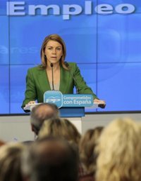 PGE.- Cospedal afirma que España "ya es fiable" y que los Presupuestos apuestan por mantener servicios sociales  