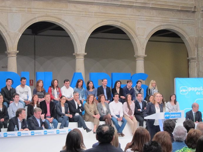 Ana Pastor En La Reunión Interparlamentaria Del PP En Santiago