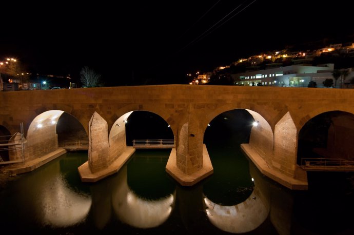 Vista Nocturna Del Puente