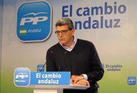 Tarno (PP) insta a "apretarse el cinturón" y reformular las "falsas" cuentas andaluzas ante la "nueva realidad"