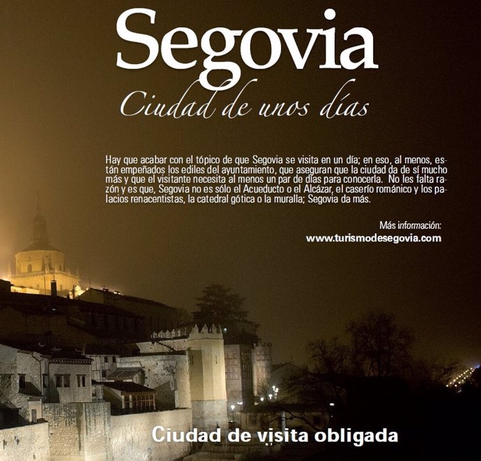 Páginas De La Revista Infortursa Dedicadas Al Turismo En Segovia