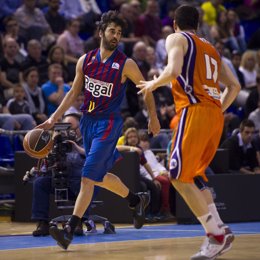 Juan Carlos Navarro En El Barcelona Regal-Valencia Basket