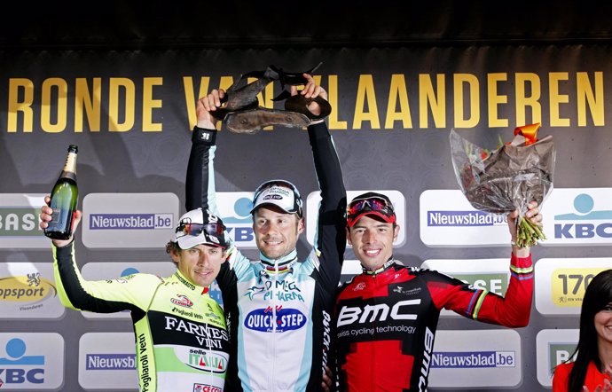 Tom Boonen Consigue Su Tercera Victoria En Flandes