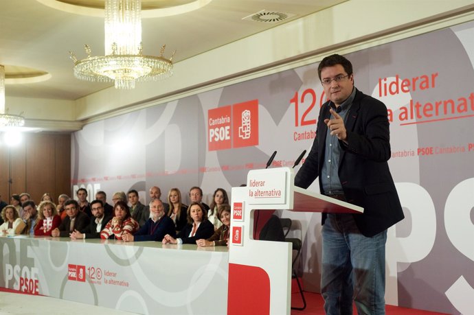 Oscar López En La Clausura Del Congreso Del PSOE