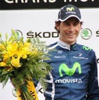 Ciclismo.- Iván Gutiérrez (Movistar Team) se fractura el radio en una caída en el Tour de Flandes
