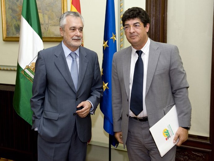 Griñán con Valderas 