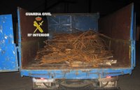 Detenidas 2 personas por el robo de corrugadas de acero, diverso material y herramientas de obras en la A-4