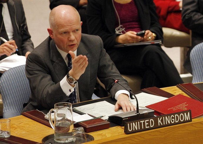 Ministro De Asuntos Exteriores Británico, William Hague