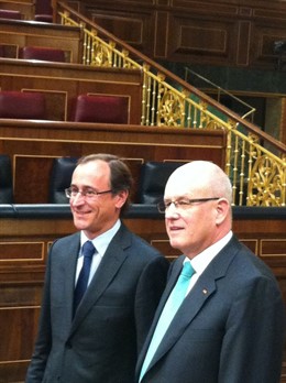 Alfonso Alonso Y Volker Kauder (CDU)