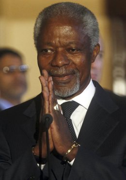 Kofi Annan Y Nabil Al Araby