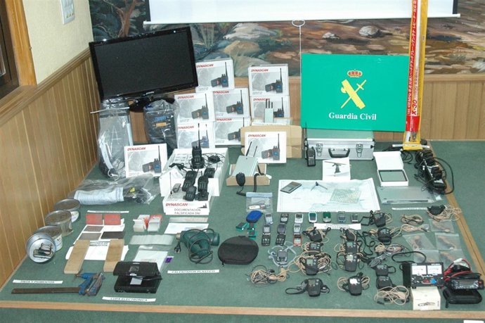 Material Incautado Por La Guardia Civil