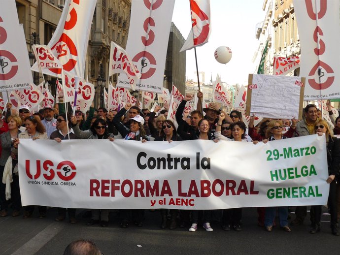 Manifestación 29-M De USO