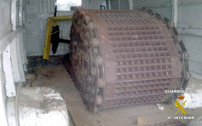 Chatarra Cargada En La Furgoneta