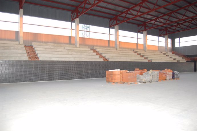  Vista Interior Del Polideportivo De Cigales.