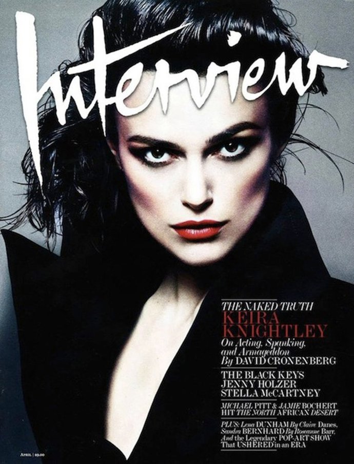 Portada De Keira Knitley En 'Interview'