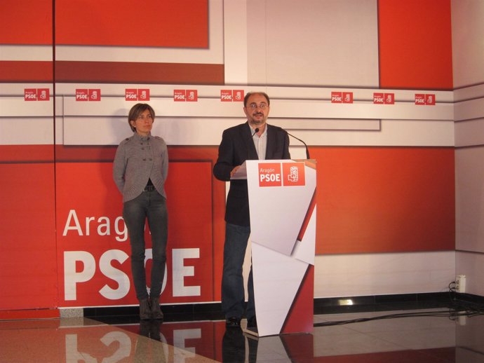 Javier Lambán Y Eva Saenz  (PSOE-Aragón)