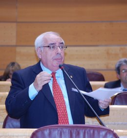 Vicente Álvarez-Areces En Un Pleno De La Cámara Alta