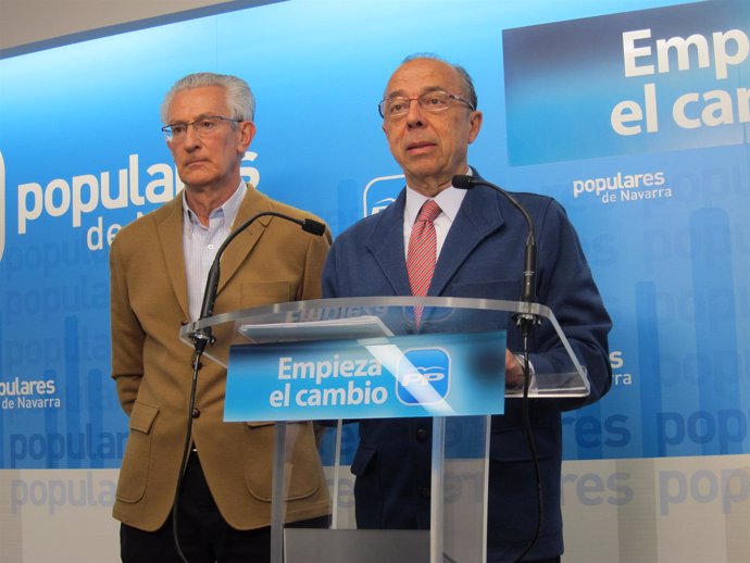 Los 'Populares' José Ignacio Palacios Y José Cruz Pérez Lapazarán.