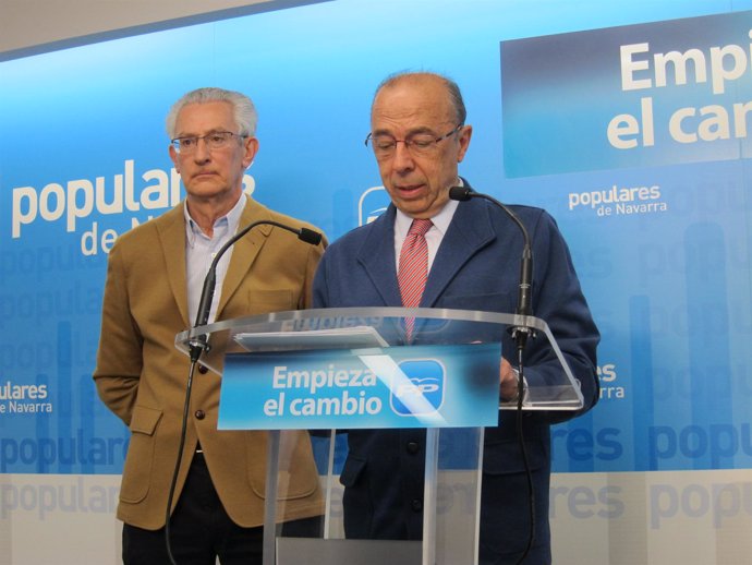 El Senador José Ignacio Palacios Y El Diputado José Cruz Pérez Lapazarán.