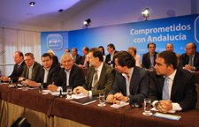 Reunión Del Comité Ejecutivo Del PP-A Con Arenas Y Rajoy