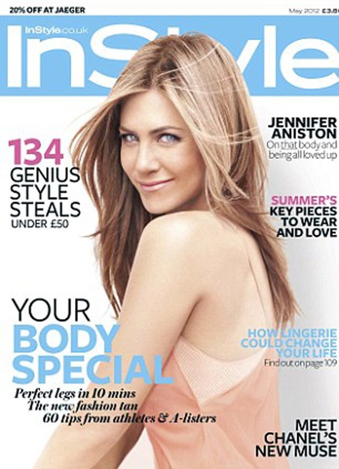 Portada Jennifer Aniston Para In Style